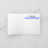 Grappige verjaardag fitnessruimte kaart (Binnen)