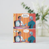 Grappige Verjaardag Gelukkige Verjaardag Oude Leef Briefkaart (Staand voorkant)