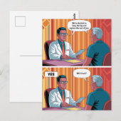 Grappige Verjaardag Gelukkige Verjaardag Oude Leef Briefkaart (Voorkant / Achterkant)