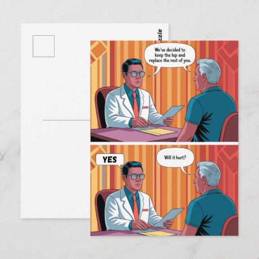 Grappige Verjaardag Gelukkige Verjaardag Oude Leef Briefkaart (Voorkant / Achterkant)