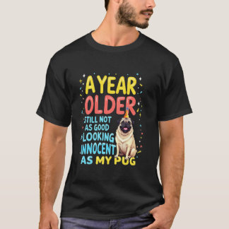 Grappige Verjaardag Gift Pug Hond T-shirt