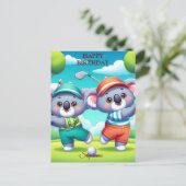 Grappige Verjaardag Golfbal Liefhebbers Briefkaart (Staand voorkant)