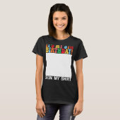 Grappige verjaardag - Het is mijn 5e verjaardag Te T-shirt (Voorkant volledig)