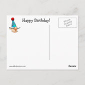 Grappige verjaardag humor ansichtkaart briefkaart (Achterkant)
