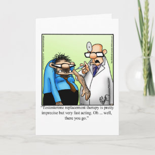 Grappige verjaardag humoristische wenskaart kaart