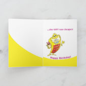 Grappige verjaardag: ik wilde kaarsen kopen kaart (Binnen)