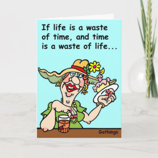 GRAPPIGE VERJAARDAG KAART