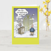 Grappige verjaardag Kaart: de tol Kaart (Gele Bloem)