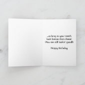 Grappige Verjaardag Kaart — Je bent niet Oude Zebr (Binnen)