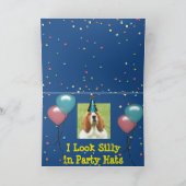 Grappige Verjaardag Kaart met Basset Hound (Binnen)