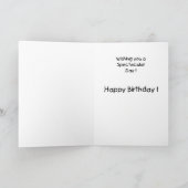 Grappige Verjaardag Kaart: Spectaculair Uitzicht Kaart (Binnen)