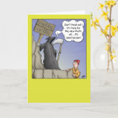 Grappige Verjaardag Kaart: Spectaculair Uitzicht Kaart (Gele Bloem)