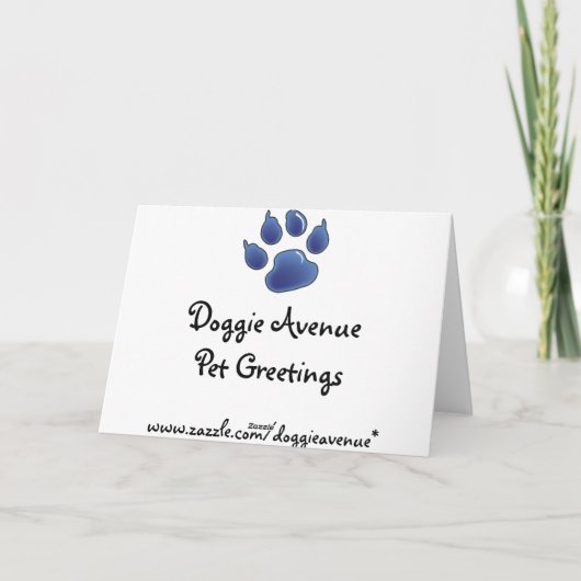 Grappige verjaardag Kaart van de hond (Achterkant)