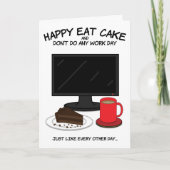 Grappige verjaardag Kaart voor collega (Voorkant)