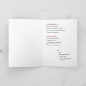 Grappige verjaardag Kaart voor dochter (Binnen)