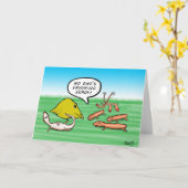 Grappige verjaardag Kaart voor een hagedis liefheb (Gele Bloem)