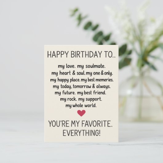 Grappige verjaardag Kaart voor mannen man vriendje (Staand voorkant)