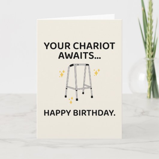 Grappige Verjaardag Kaart Voor Mannen Vrouwen Papa (Voorkant)