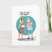 Grappige verjaardag Kaart voor papa (Voorkant)