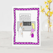 Grappige verjaardag Kaart voor vrouwen (Gele Bloem)