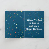 Grappige Verjaardag Kaart w / Schattigee Basset Ho (Binnen)