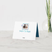 Grappige Verjaardag Kaart W / Schattigee Basset Ho (Achterkant)