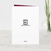 Grappige Verjaardag Kaart w / Schattigee Basset Ho (Achterkant)