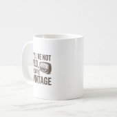 Grappige  verjaardag koffiemok (Voorkant links)
