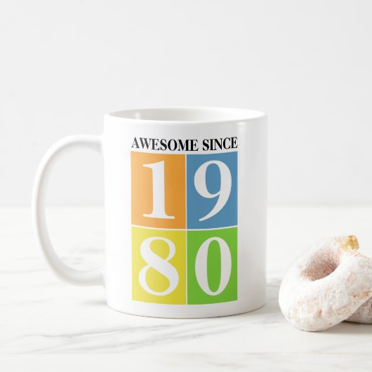 Grappige Verjaardag Koffiemok (Met donut)