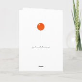 Grappige verjaardag met Halloween Kaart (Achterkant)