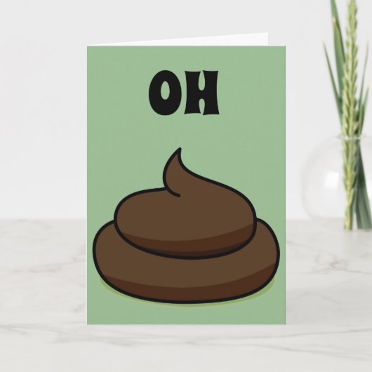 GRAPPIGE VERJAARDAG MISSE KAART (Voorkant)