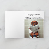 GRAPPIGE VERJAARDAG MISSE KAART (Binnen)