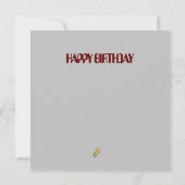 Grappige VERJAARDAG of PENSIOENKAART BANAAN GROET Bedankkaart (Achterkant)