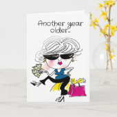 Grappige Verjaardag Omdat Je Fabulous Bent Kaart (Gele Bloem)