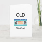 Grappige Verjaardag Oud Maar Cool Retro Band Kaart (Voorkant)