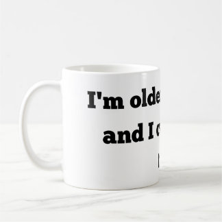 grappige verjaardag ouder dan vuile koffiebeker koffiemok