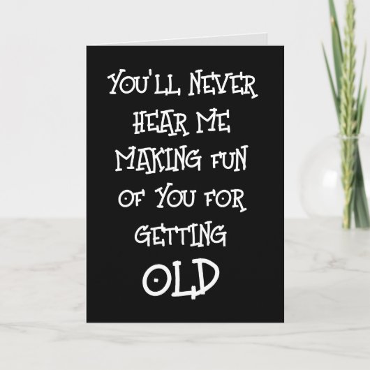 GRAPPIGE VERJAARDAG OVER HET HILL WENSKAART KAART (Voorkant)