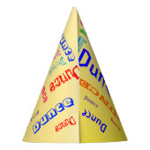 Grappige Verjaardag Sukkel Hoed Geweldige Woordwol Feesthoedjes (Achterkant)