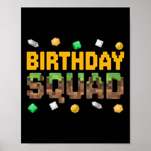 Grappige Verjaardag Team Verjaardag Jongen Videosp Poster (Voorkant)