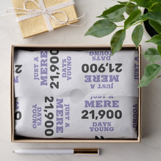 Grappige verjaardag tissuepapier (Geschenk)