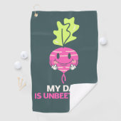 Grappige verjaardag Vaderdag vader grap woordspeli Golfhanddoek (Insitu)