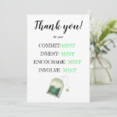 grappige verjaardag van de mijnwerker/waardering bedankkaart (Staand voorkant)