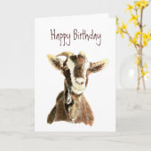 Grappige Verjaardag, van de Oude Geit die van U Kaart (Gele Bloem)