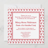 Grappige verjaardag van tuinman of pensioenfeest kaart (Achterkant)