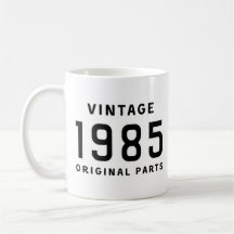 Grappige Verjaardag Vintage 1985 Originele Onderde