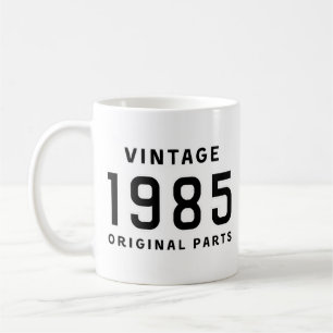 Grappige Verjaardag Vintage 1985 Originele Onderde Koffiemok