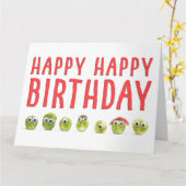 Grappige verjaardag voor broeder - Schattigee klei Kaart (Gele Bloem)