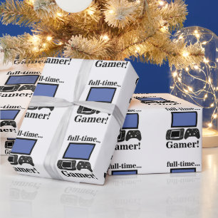 Grappige verjaardag voor gamers cadeaupapier
