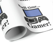 Grappige verjaardag voor gamers cadeaupapier (Rol Hoek)