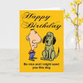 Grappige verjaardag voor gescheiden vrouw kaart (Gele Bloem)